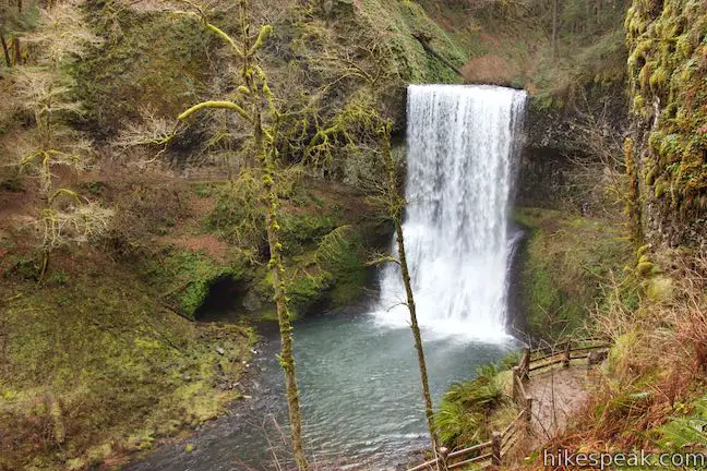 South Falls Silver Falls State Park Canyon Trail