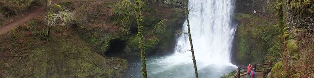 Trail of Ten Falls Silver Falls State Park Waterfall Loop Hike Oregon Lower South Falls Upper North Falls Hike