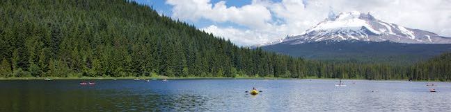 Trillium Lake Campground Government Camp Oregon Mount Hood National Forest Camping Trillium Campground