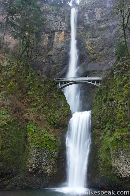 Multnomah Falls Trail Oregon Hikespeak Com Multnomah Falls Trail Oregon Hikespeak Com
