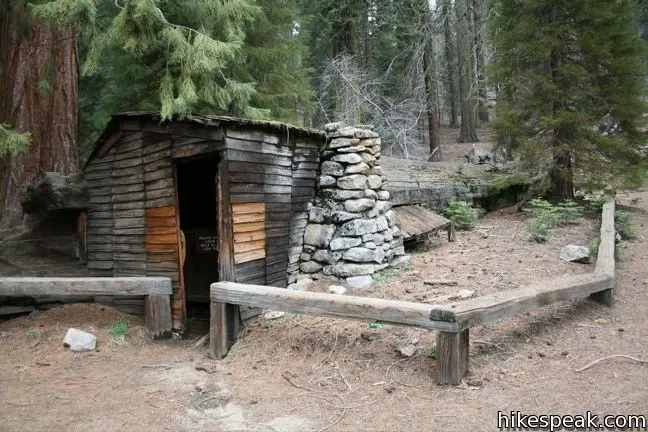 This level 1.6-mile loop visits a Sequoia you can stand inside (Chimney Tree) and another that someone used to live in (Tharp's Log).