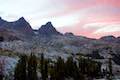 Mount Ritter Banner Peak Sunset