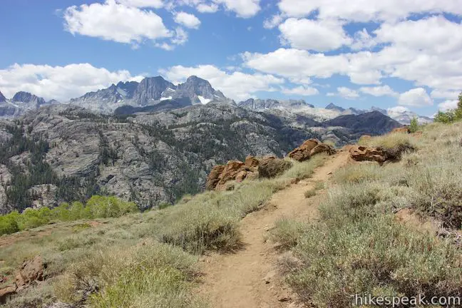 Mount Ritter Banner Peak High Trail View