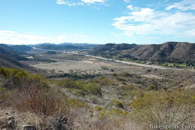 Monserate Mountain valley view