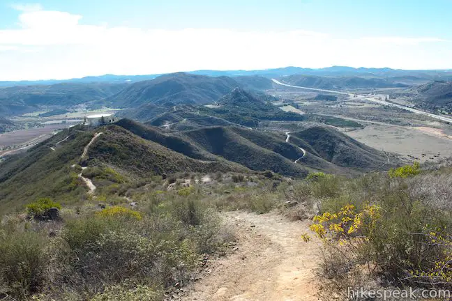 Monserate Mountain Ridge Trail