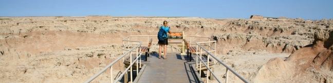 Door Trail Badlands National Park hike