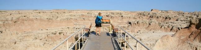 Door Trail Badlands National Park hike