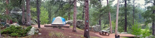 Bismarck Lake Campground Black Hills National Forest South Dakota Camping