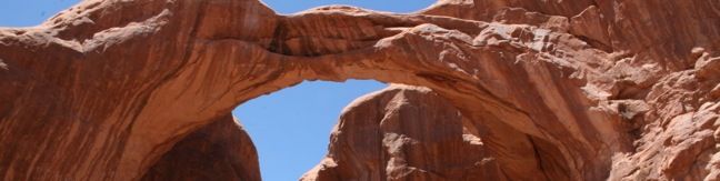 Double Arch hike Arches National Park