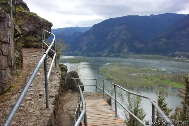 Beacon Rock Trail Columbia River Gorge