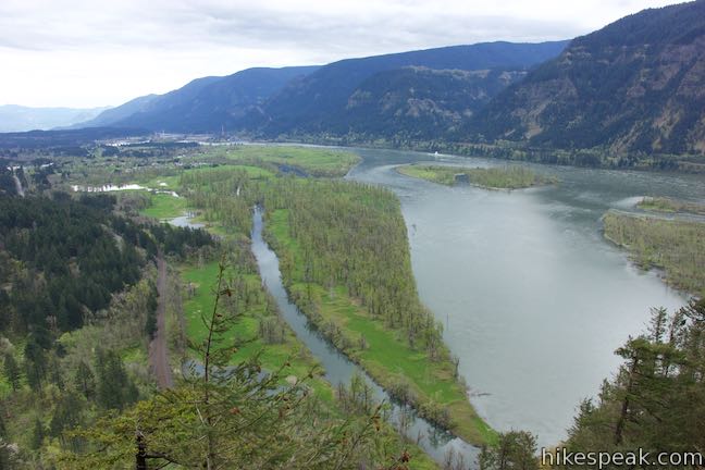 Beacon Rock Trail Viewpoint