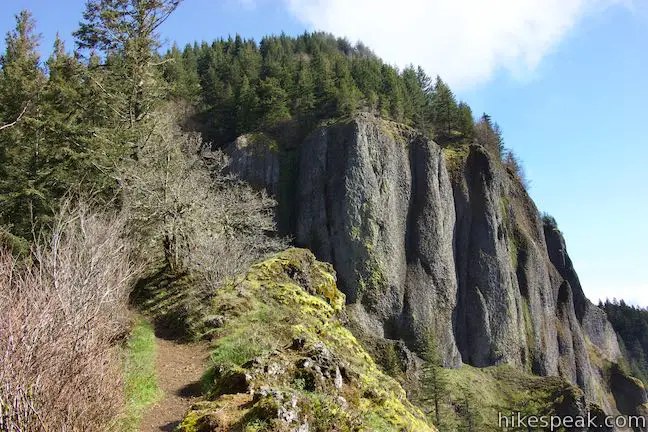 Hamilton Mountain Trail Cliffs