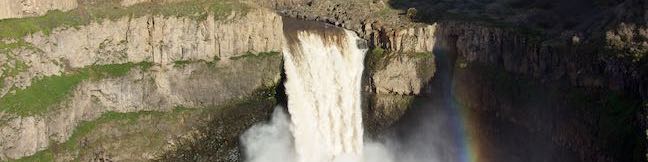 Palouse Falls State Park Waterfall Trail Campground Viewpoint Washington