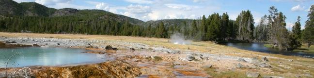 Biscuit Basin Loop Walkway Yellowstone National Park Upper Geyser Basin