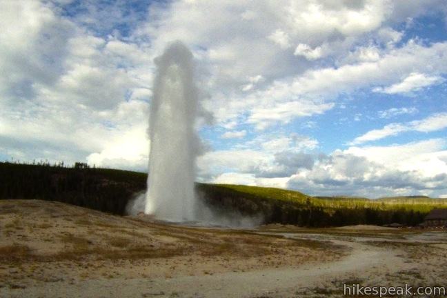 The tall, frequent eruptions of Yellowstone's most famous geyser have been dazzling visitors for over a century and are easy to witness today by hiking up to two miles.