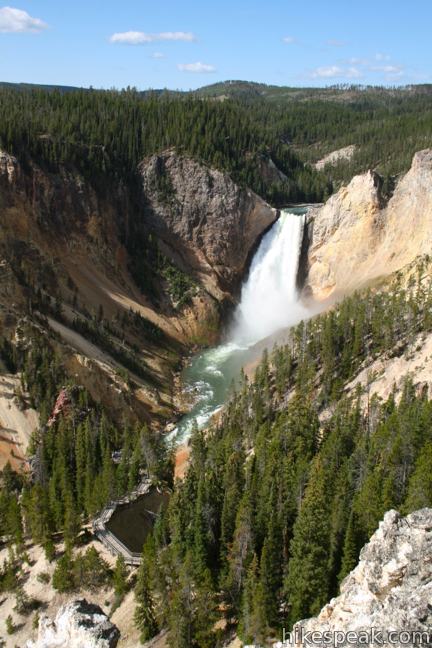 Lookout Point Lower Yellowstone Falls