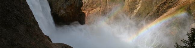 Uncle Tom's Trail Lower Falls Grand Canyon of the Yellowstone River in Yellowstone National Park