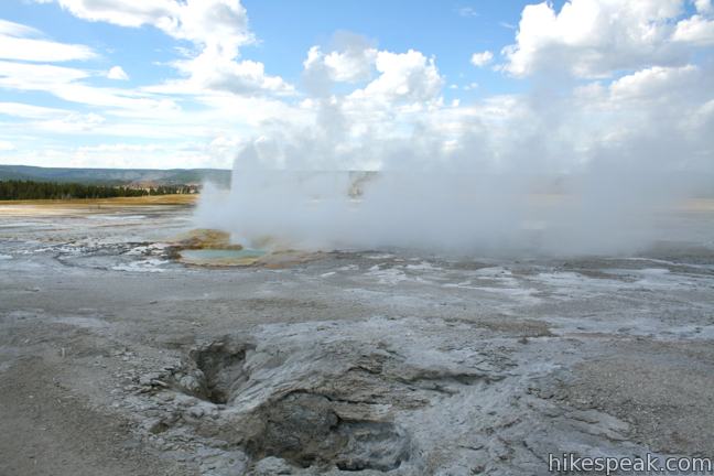 Clepsydra Geyser Lower Geyser Basin Yellowstone