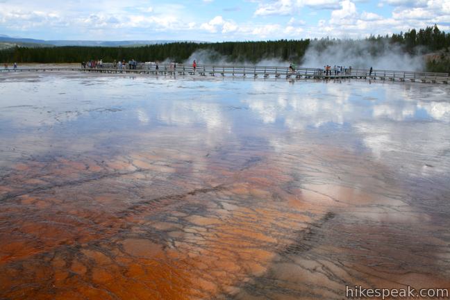 Midway Geyser Basin Walkway Yellowstone