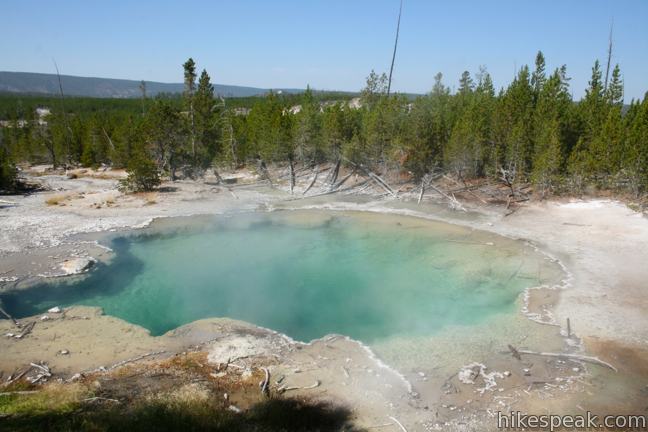 Emerald Spring Norris Geyser Basin Yellowstone