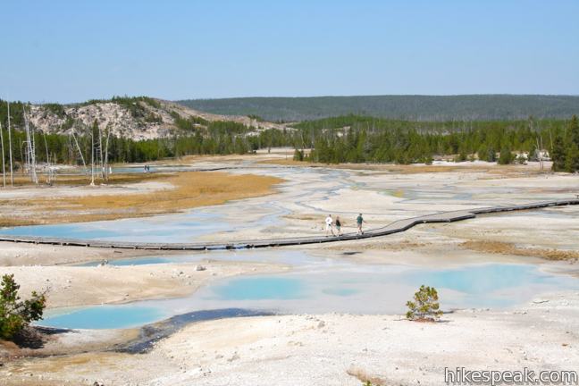 Porcelain Basin Trail Yellowstone