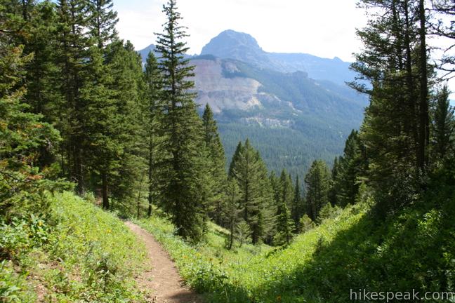 Abiathar Peak from Pebble Creek Trail