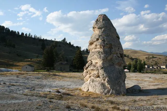 Liberty Cap Mammoth Hot Springs Yellowstone