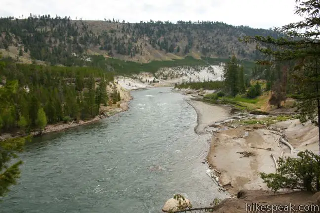 Yellowstone River Tower Fall Trail