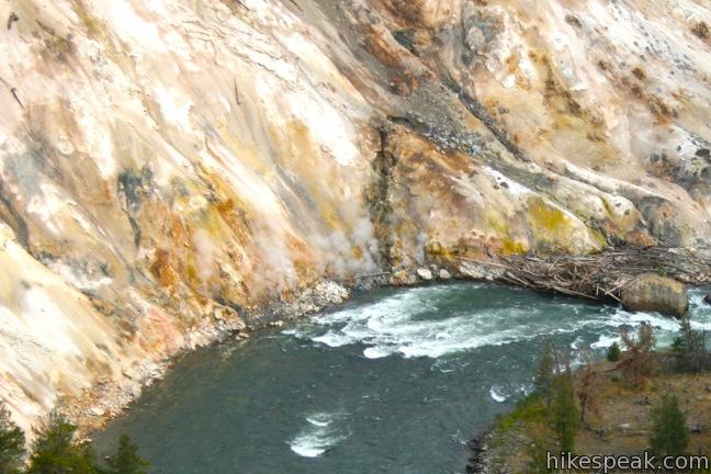 Calcite Springs Overlook Yellowstone River