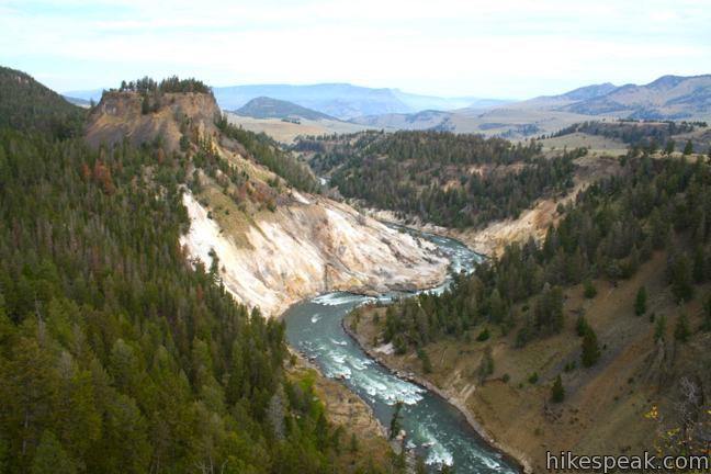 Basalt cliffs Yellowstone River