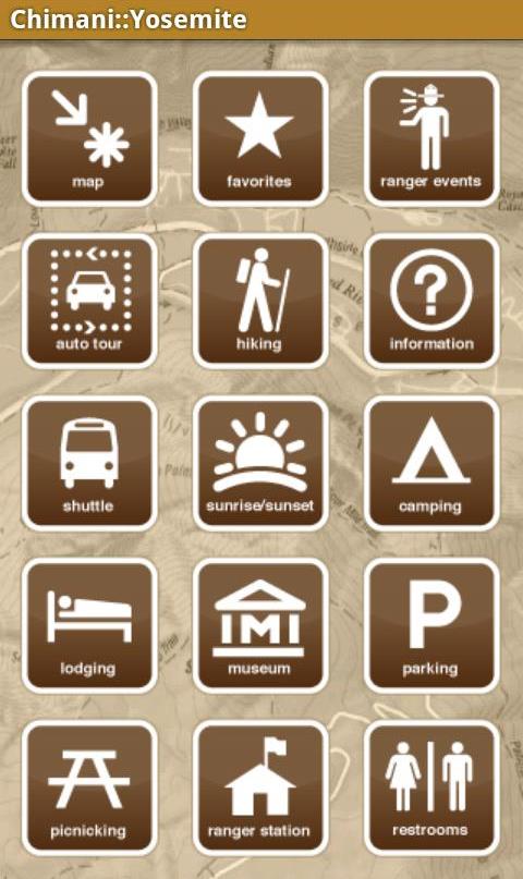 Chimani Yosemite National Park app