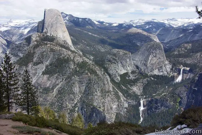 Half Dome Nevada and Vernal Falls View Washburn Point