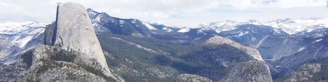 Washburn Point Overlook Glacier Point Road Viewpoint Yosemite National Park California