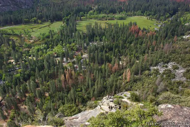Columbia Rock Viewpoint Yosemite Valley