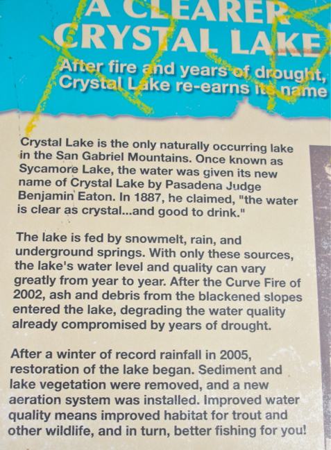 Crystal Lake Sign