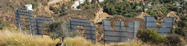 Trails to the Hollywood Sign Griffith Park Los Angeles California hiking