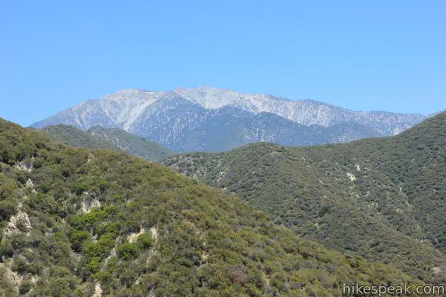 Heaton Flats Trail View Mount Baldy