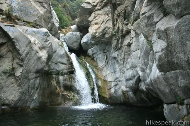 This 2.6-mile hike heads down Santa Anica Canyon's babbling creek to a 30-foot waterfall.