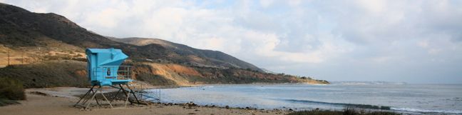 Leo Carrillo State Park campground Malibu California beach camping