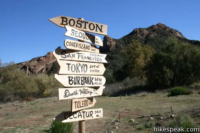 This 4.75-hike in Malibu Creek State Park visits the site where the exteriors of the television show MASH were filmed.