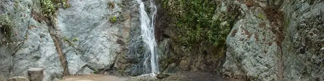 Monrovia Falls Trail in Monrovia Canyon Park San Gabriel Mountains Waterfall Los Angeles hike Pasadena California