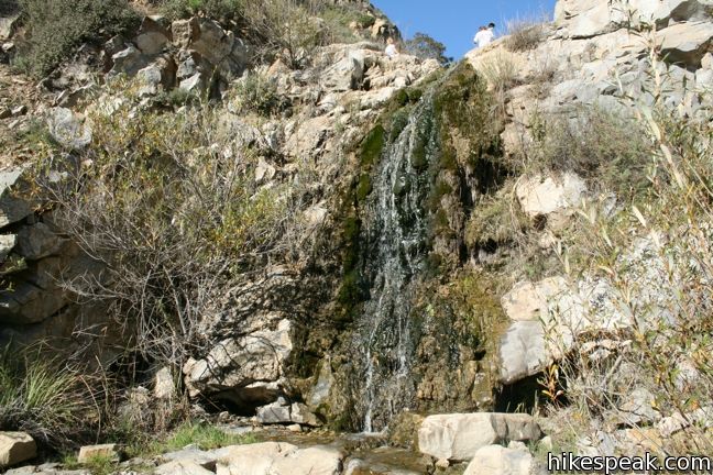 This 1.5-mile hike visits a short seasonal waterfall in a coastal canyon in Point Mugu State Park on the west end of the Santa Monica Mountains.