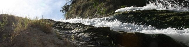 Paradise Falls Thousand Oaks Wildwood Park hiking trail Wildwood Canyon waterfall