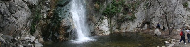 Sturtevant Falls Waterfall Los Angeles National Forest Santa Anita Canyon San Gabriel Mountains Chantry Flats Arcadia