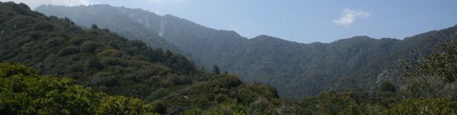 Mt Zion view Santa Anita Canyon