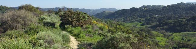 Summit Valley Edmund D. Edelman Park Hike Loop Trails Topanga Canyon California Santa Monica Mountains