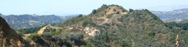 Parker Mesa Overlook hike Trippet Ranch East Topanga Fire Road Topanga State Park Los Angeles California Santa Monica Mountains ridge trail ocean view Santa Monica Bay