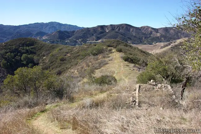 Las Virgenes View Foundation Ruins