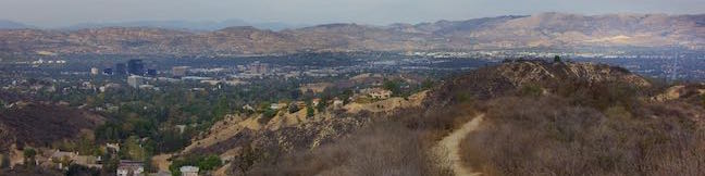 Winnetka Ridge Trail Santa Monica Mountains hike Woodland Hills Winnetka Avenue Trail Topanga State Park