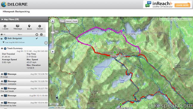 inReach Explorer MapShare